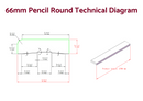 Pencil Round - Pine Skirting Boards 2700mm (S3S Primed & Finger Jointed)