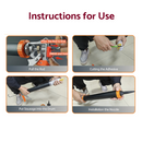 Adhesive, Silicone & Caulking Gun for 600ml Sausage