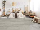 City Grey 8.5mm hybrid flooring installed in a room setting