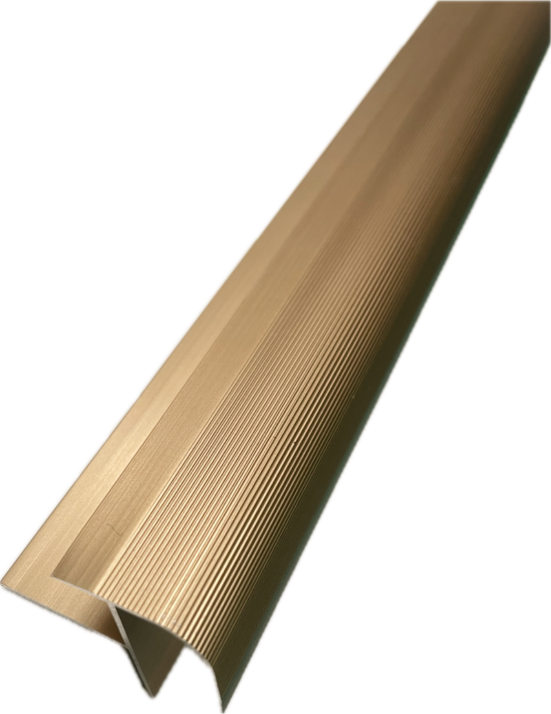 Black - Stair Nosing (Aluminium Noses with Anti-Slip Strip)