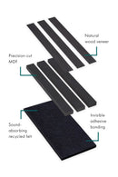 Black Oak - Premium Acoustic Slat Wall Panels (Pre-order on 25th of November)
