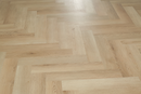 Sienna Beige - 9mm Premium Hybrid Herringbone Flooring