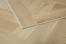 Sienna Beige - 9mm Premium Hybrid Herringbone Flooring