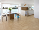 Sienna Beige - 9mm Premium Hybrid Herringbone Flooring