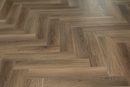 Brown Ash - 9mm Premium Hybrid Herringbone Flooring