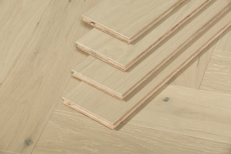 Margarine - 15/4mm Herringbone Engineered Oak Timber Flooring