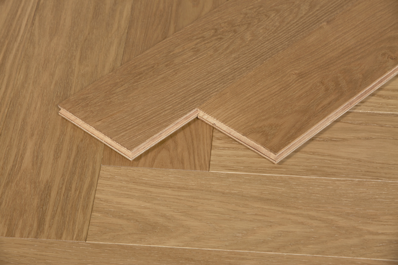 Chalet Brown - 15/4mm Herringbone Engineered Oak Timber Flooring