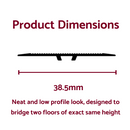 Flat Cover Trim - Deep Grey (Code: 17)