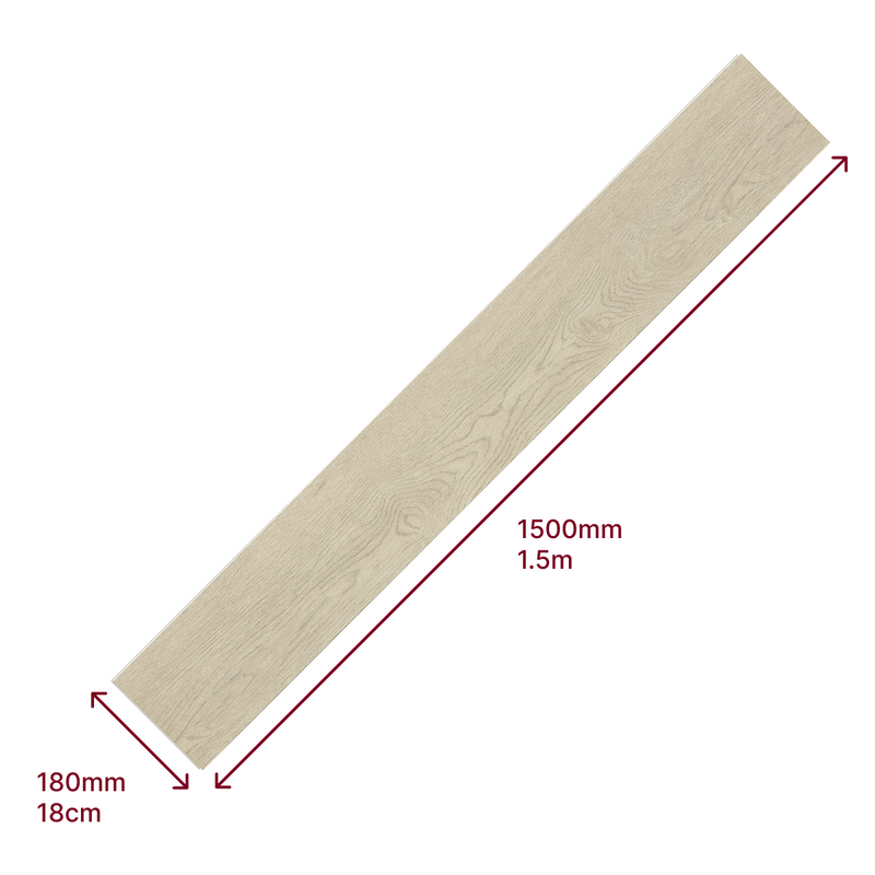 Soft Cream Ash- 6.5mm Acoustic Hybrid Flooring