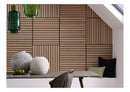 Natural Oak (Grey felt) - Premium Acoustic Slat Wall Panels