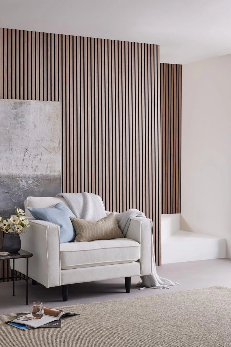 Walnut - Premium Acoustic Slat Wall Panels