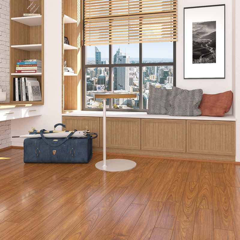 Buy QLD Spotted Gum 12.3mm Gloss Laminate Flooring Flooring Works