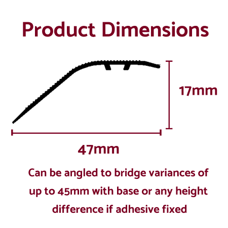 Universal Ramp Trim | Seamless Flooring Edge Solution