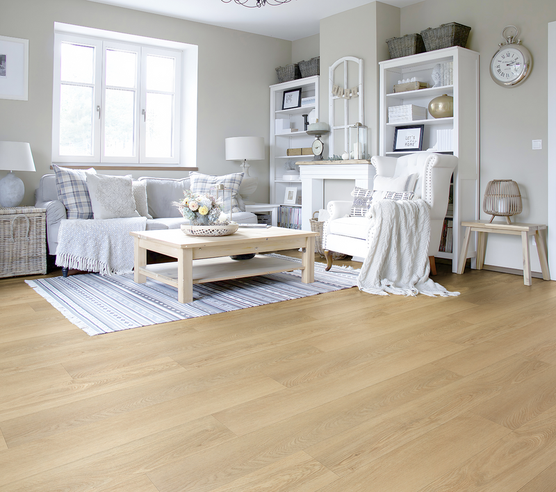 Cashmere Oak- 6.5mm Acoustic Hybrid Flooring