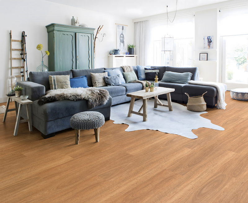 NSW Spotted Gum - 6.5mm Acoustic Hybrid Flooring