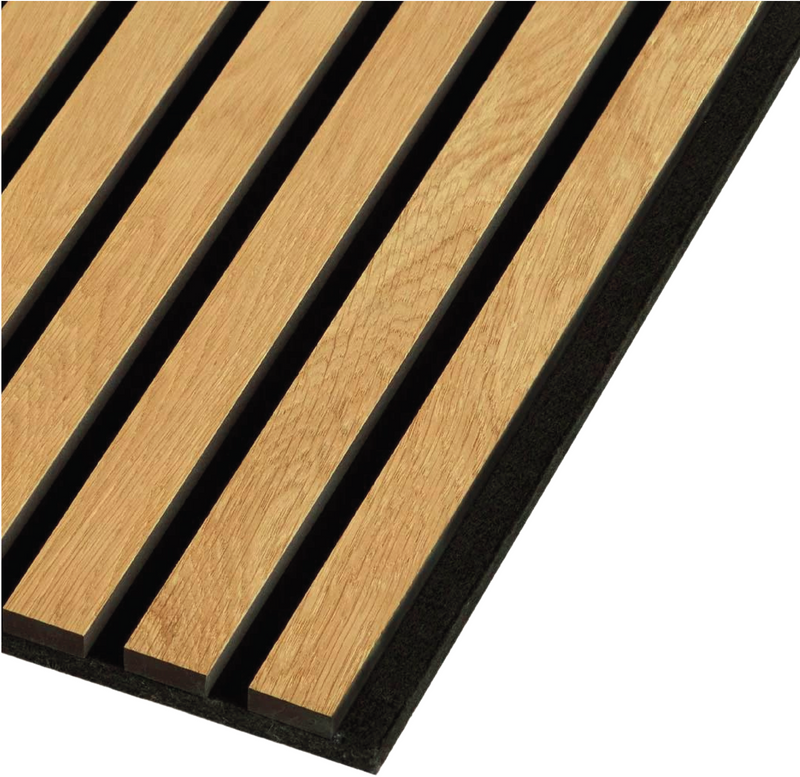 Natural Oak - Premium Acoustic Slat Wall Panels