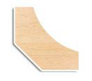 Scotia - Pine Skirting Boards 2700mm / 2.7m (S3S Primed & Finger Jointed)