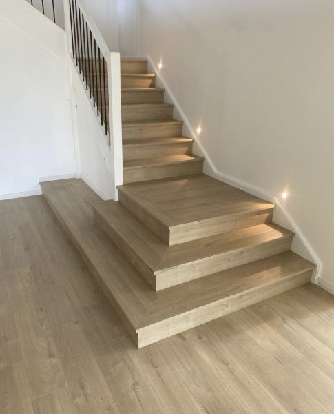 12mm Premium Laminate Custom Made Exact Match Stair Nose