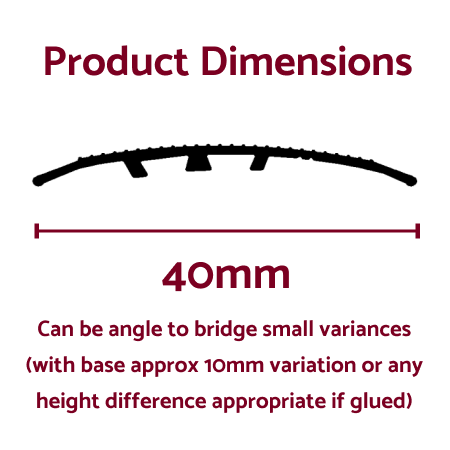 Flooring Universal Trim - Black (Code: 20)