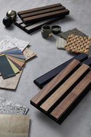 Walnut - Premium Acoustic Slat Wall Panels