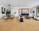 Farmhouse 8.5mm hybrid flooring installed in a room setting
