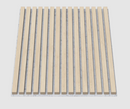 Pale Oak (Grey Felt) - Premium Acoustic Slat Wall Panels