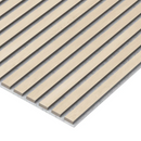 Pale Oak (Grey Felt) - Premium Acoustic Slat Wall Panels