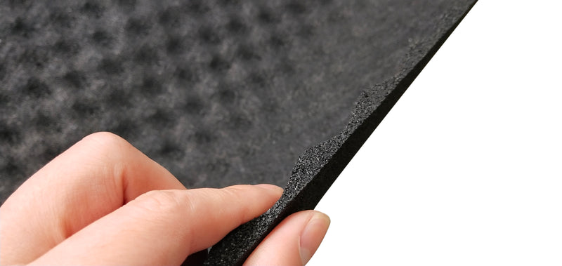 5mm Rubber Wavy / Dimple Underlay - 1.2sqm Sheet
