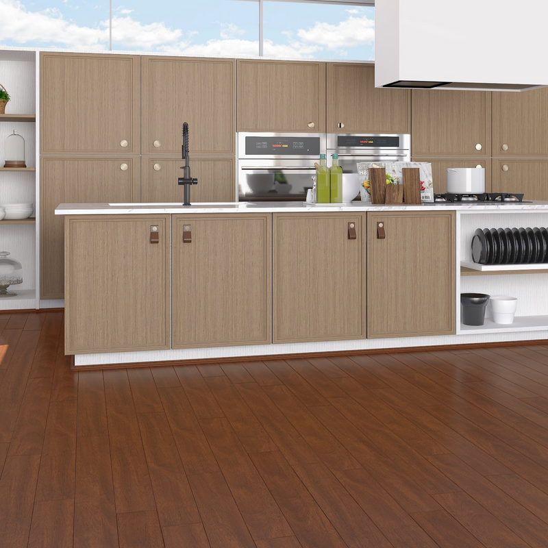 Pacific Teak - 12.3mm Gloss Laminate Flooring