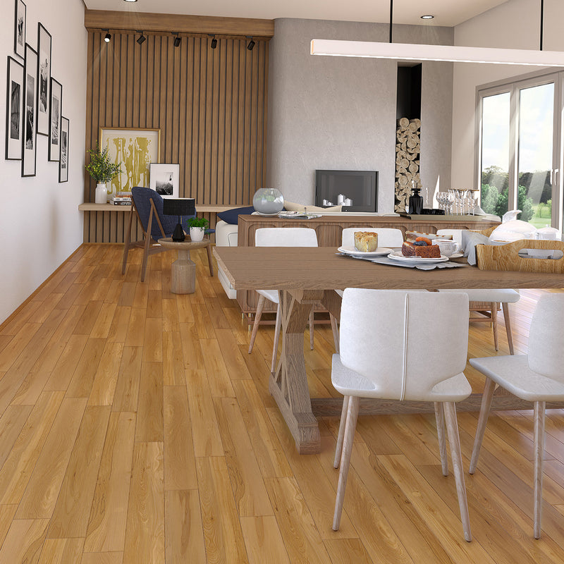 Pine - 12.3mm Gloss Laminate Flooring
